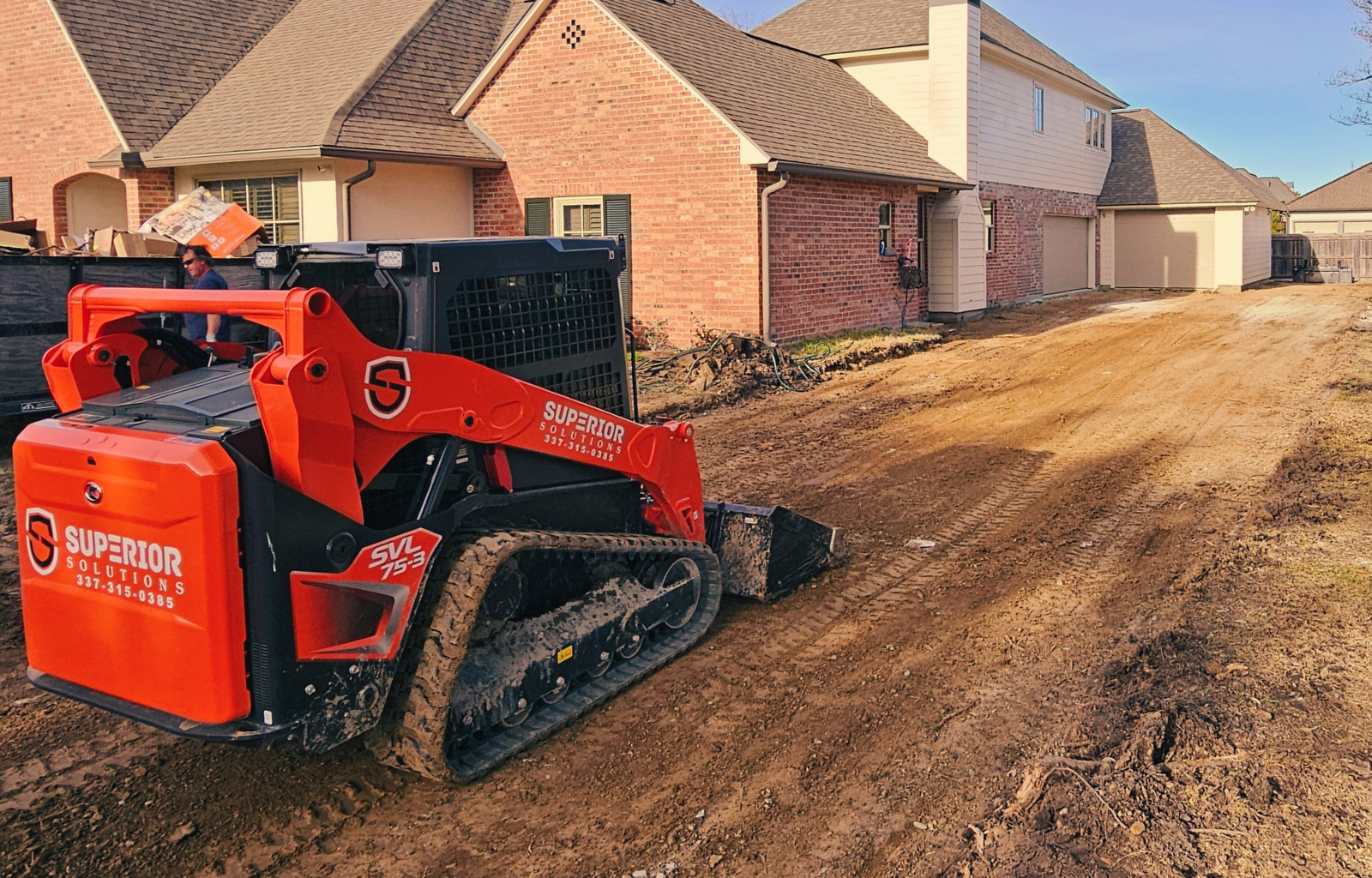flattening dirt